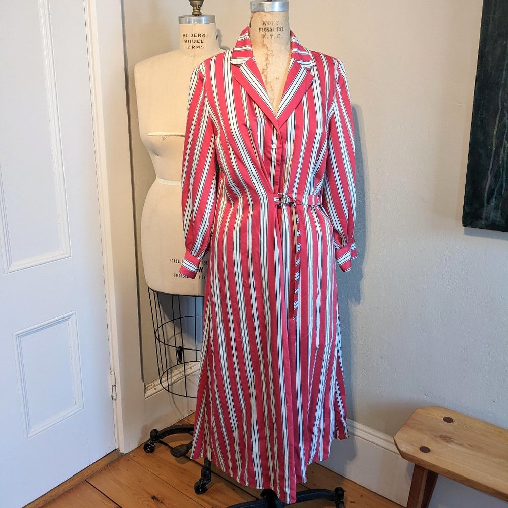 Claudie Pierlot Paris 38 Wrap Shirt Dress Lux Long sleeve